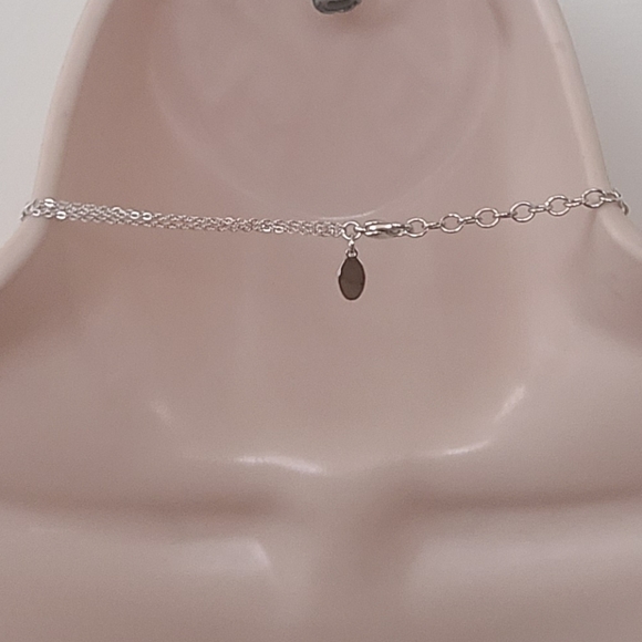 Y2K Contemporary StylePave Circle Pendant Set - Picture 5 of 12